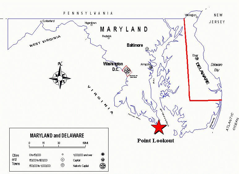 Point Lookout Prison
Location